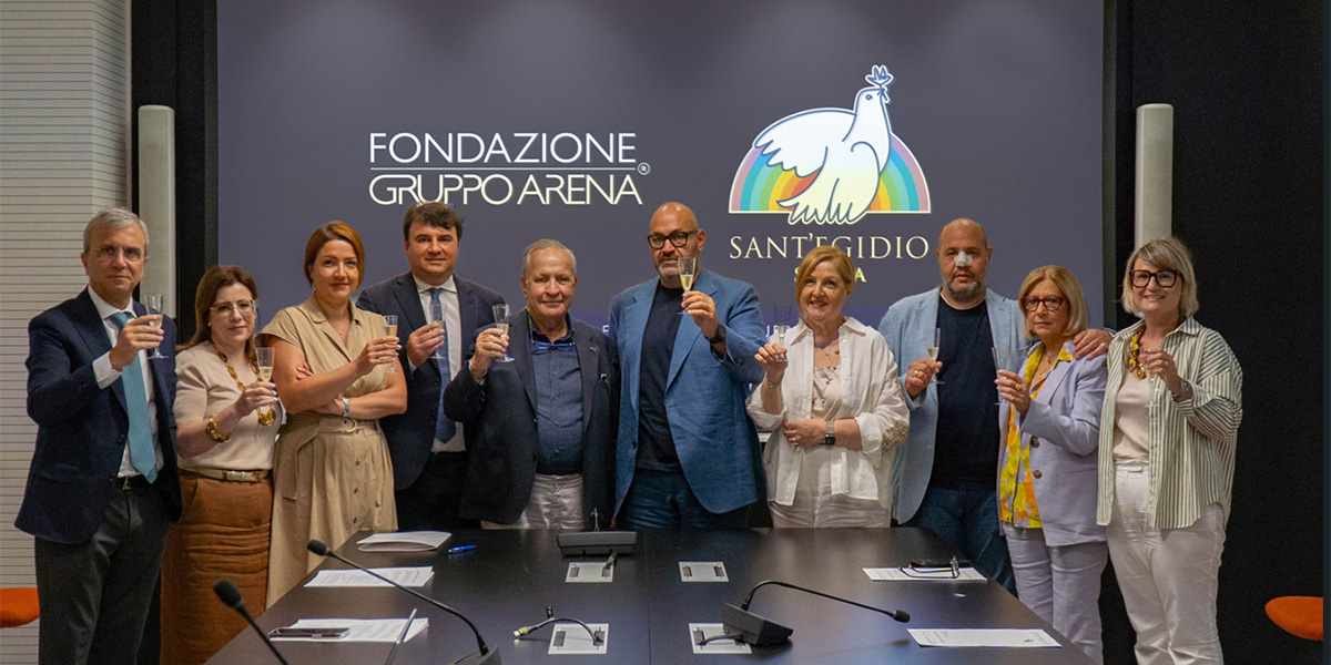 Fondazione Gruppo Arena e Comunità di Sant’Egidio: patto di solidarietà per il territorio